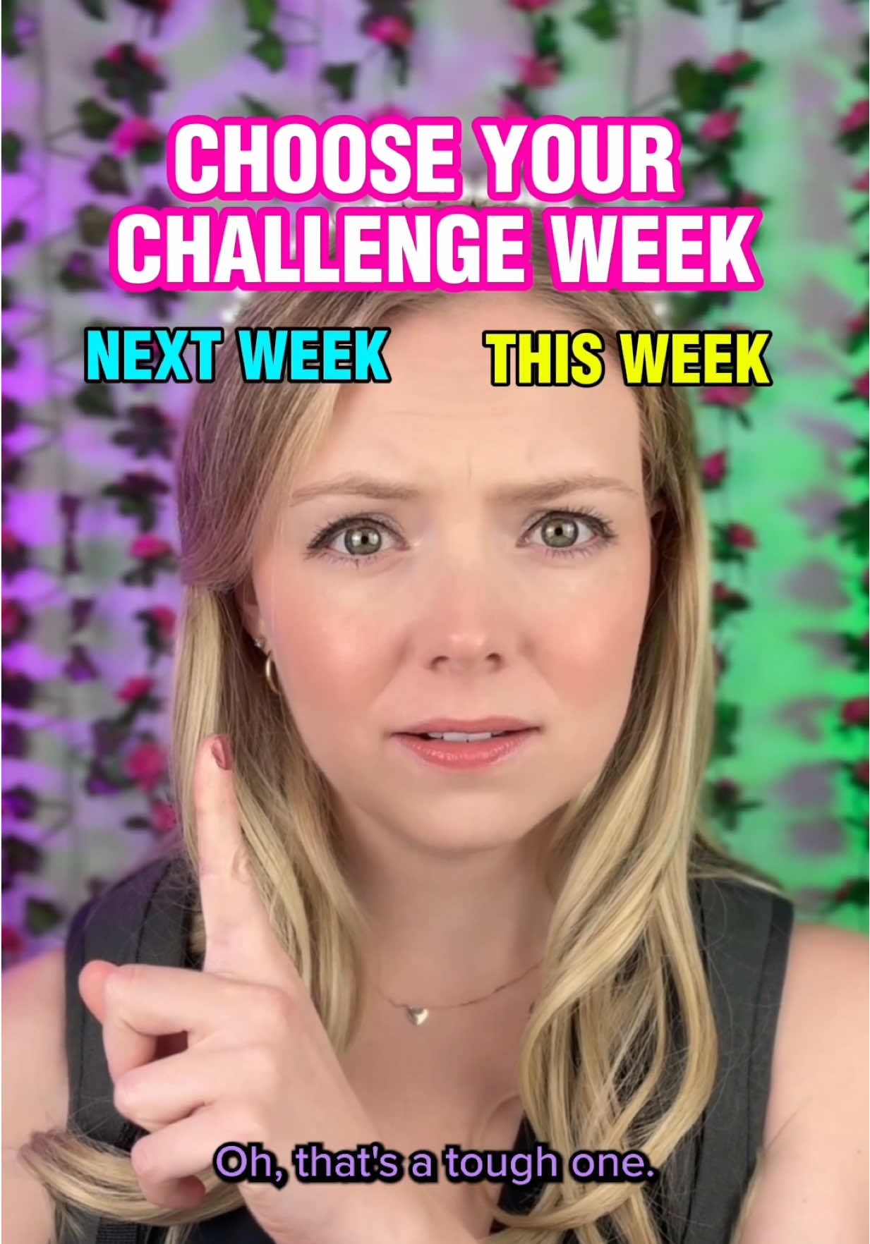#pov every year you have a week of challenges you have to complete… Part 1 