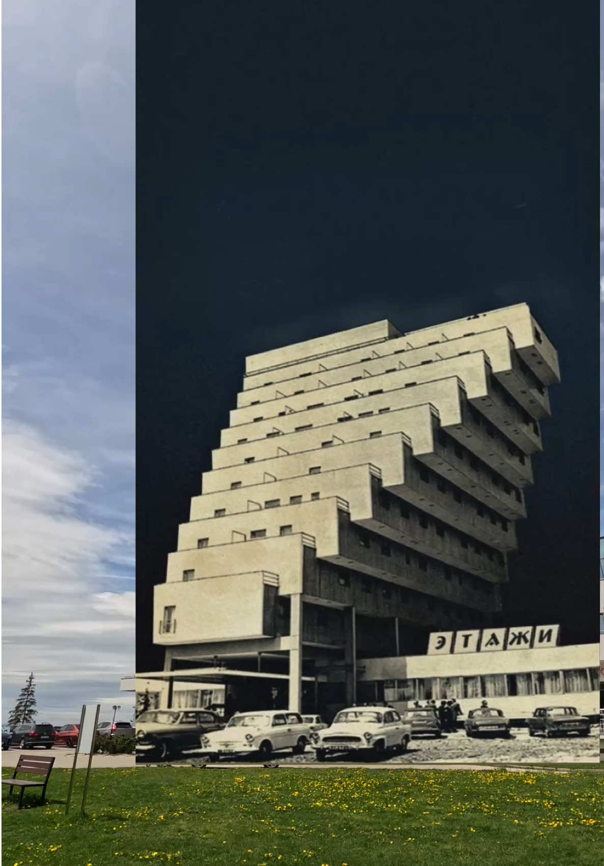 MOLCHAT DOMA COVER BUILDING @Molchat Doma #molchatdoma #brutalism #architecture 
