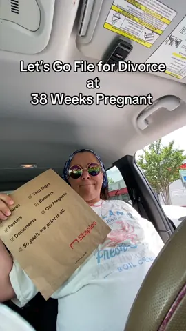Let’s Go File for Divorce at 38 Weeks Pregnant #divorce #divorcedwomen #divorcediaries #divorcetok 