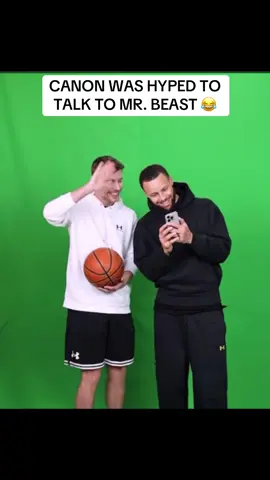 Canon was hyped to meet Mr. Beast over a FaceTime call from Steph 😅 #stephcurry #mrbeast #fyp  (via StephenCurry/YT) 