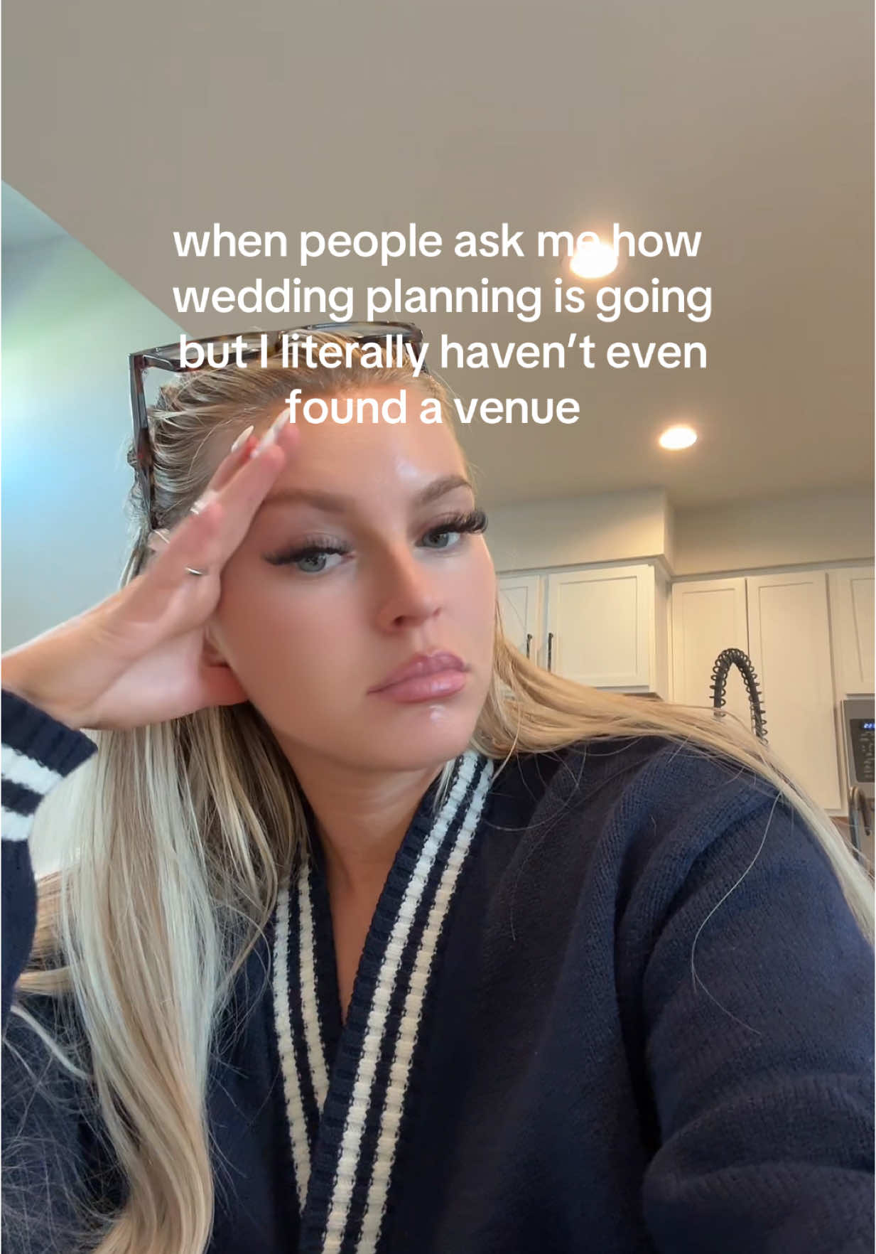 Like as if I’m not stressed enough, stop asking questions bc I don’t have an answer 😭💀 #weddingtiktok #weddingplanning #2026bride #trending #viral 