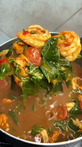Gumbo greens, ya hear dat?! 🍲🌿 Southern comfort food at its finest! 👌 Have you tried it yet? Many creators have put their spin on it & here’s mine ❤️👏🏾 10/10 I highly recommend  I used the following from my collection 👇🏾 Gumbo Roux Mix  Salt Free Creole Seasoning  Brass Experience Seasoning  Garlic Pepper Seasoning  www.brasscuisinespices.com  310 McKeever Rd #A3  Arcola, Tx 77583  Wednesday-Saturday 10:00-3:00