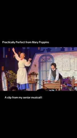 Here’s a little clip of me as Mary Poppins!! I loved playing this iconic character and miss it so much❤️☂️ #marypoppins #musicaltheatre #fyp 