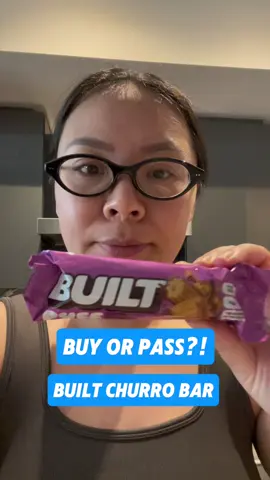 I’m back with a new review: Built Protein Bar (Churro flavour)!  #proteinbar #proteinbarreview #proteinsnack #proteinsnacks #builtbar 