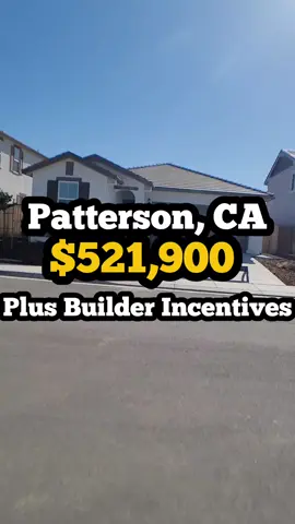 Chef-ready kitchen! Affordable 3 Bed| 2 Bath 1-Story New Build Home in 📍Patterson, CA Comment 