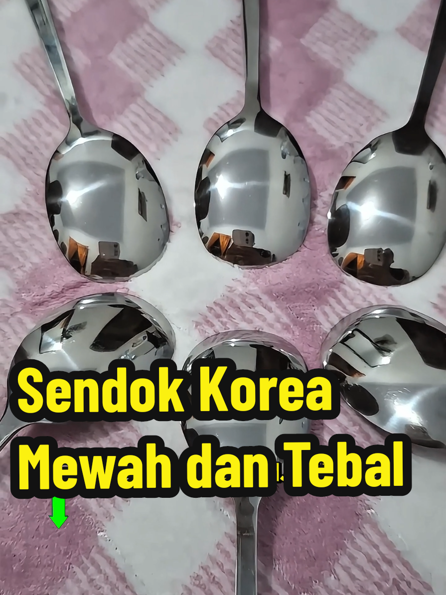 Sendok Korea Stainless Steel yang bagus, mewah, dan tebal. Rekomendasi sendok makan dan sendok garpu harga murah dengan kualitas baik. #sendokkorea #sendokstainless #sendokmurahberkualitas 