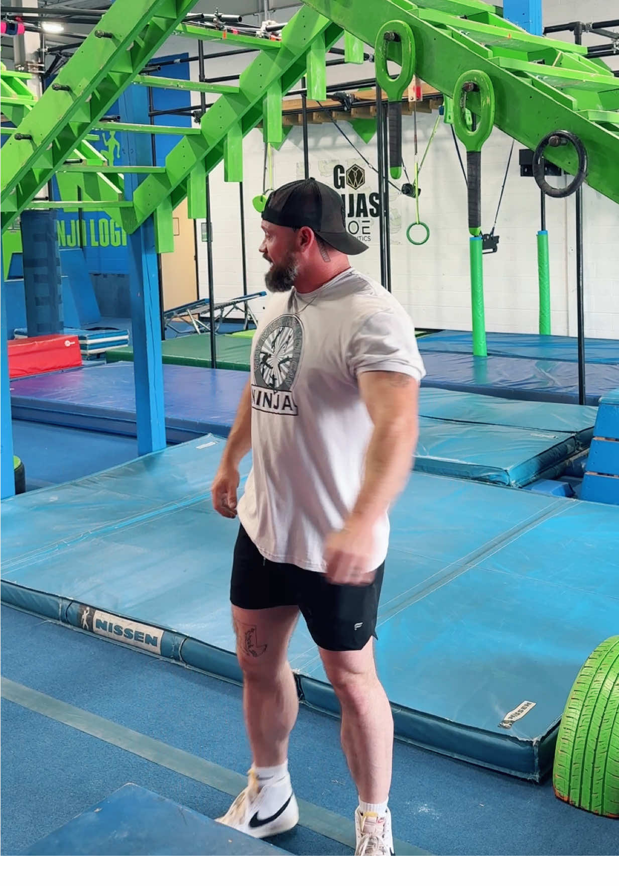 #rancherstrong #ocr #ninja #Fitness #anw Definitely getting my butt kicked today being a bigger boy 