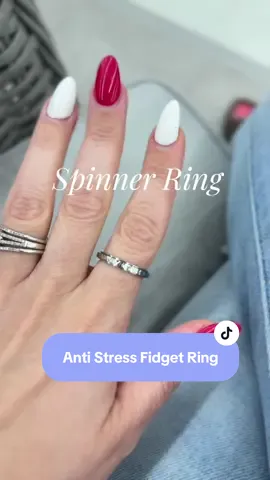 Not me calming my anxiety with a ring I found on TikTok 😭 It spins. I breathe. I’m obsessed. Fidget friendly, actually cute… and yes it works. @Sterling Forever  #fidgetring #anxietyrelief #spinnerjewelry #stressrelieftools #under20finds #freeshipping #TikTokMadeMeBuyIt #mentalhealthsupport #dailyanxietyhack #ShopNow #FunInTheSun #spinnerring #antianxietyring #sterlingsilver #TikTokShopSummerTurnUp #creatorsearchinsights #sterlingforever 