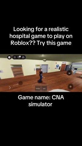 Let me know if yall want a tutorial on how to play! #robloxfyp #fyp #robloxgames #cnasimulator #gaming #hospital 