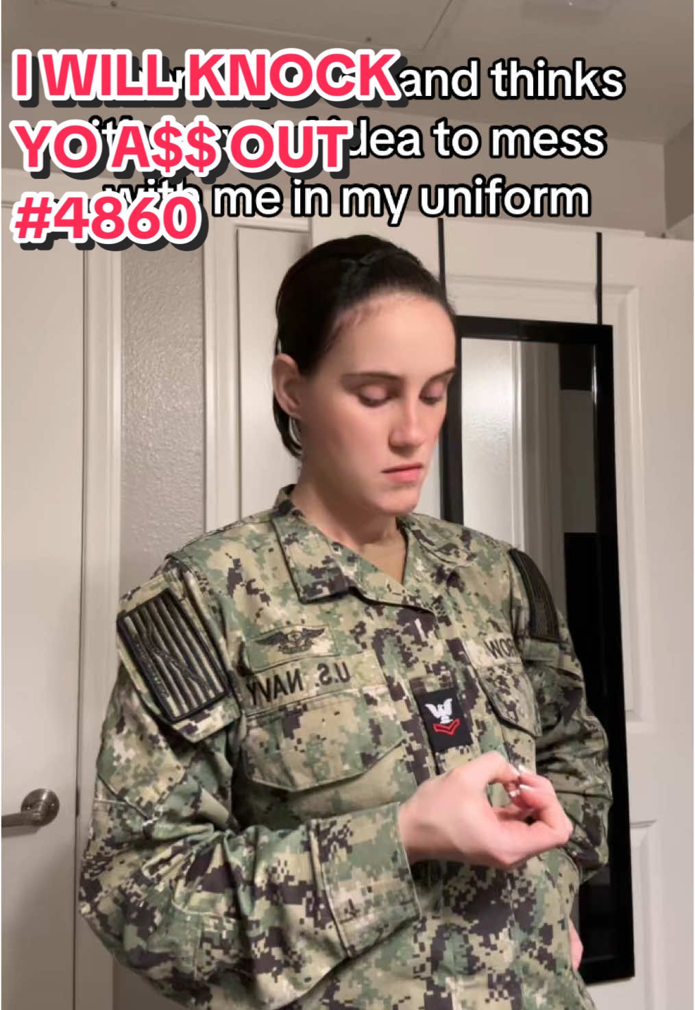 #iwillknockyoassout 