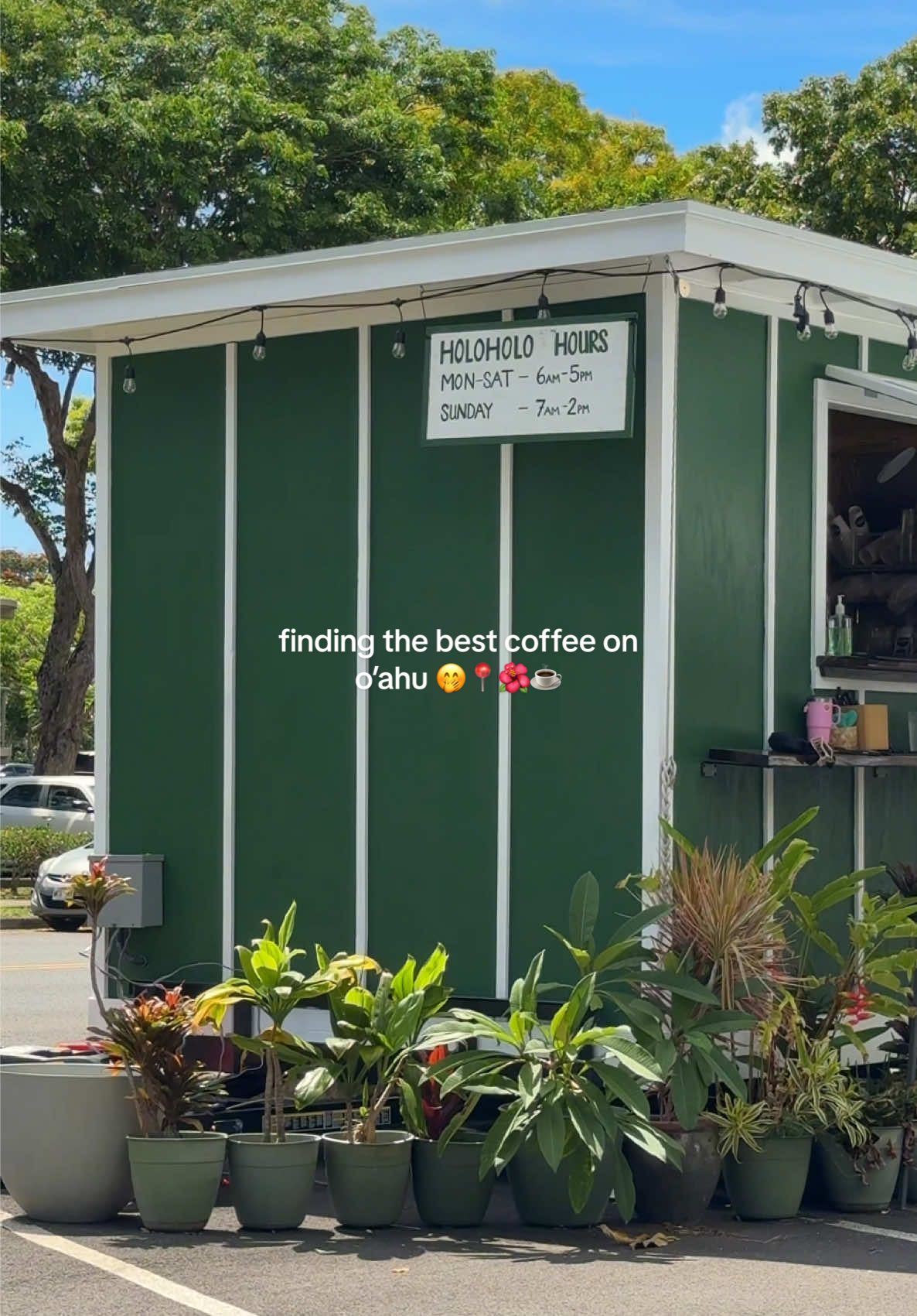 i indeed came back 2x after this 🤭 order is at end of vid!! #coffee #coffeeshop #hawaii #Lifestyle #holoholo 