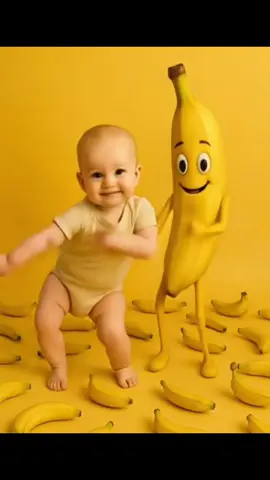 🍌🍌 #criança #dancakids #kidsoftiktok #musicainfantil #baby #banana #bebe 