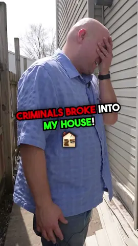 Criminals Broke Into My House!! #criminal #broke #fyp 
