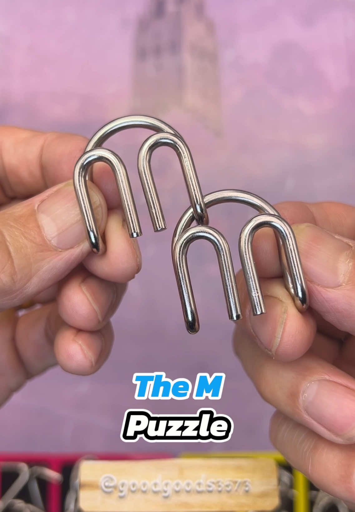 The M #metalpuzzle #puzzle #toy #iqtest #tiktokshop #fouryou 
