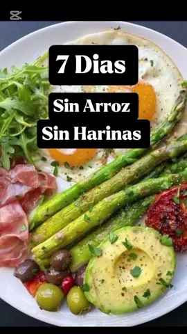 7 DIAS DE M RECETAS SIN ARROZ, SIN HARINAS🌾🍚  #recetas #recetasfaciles #recetassaludables #recetasquefuncionan 