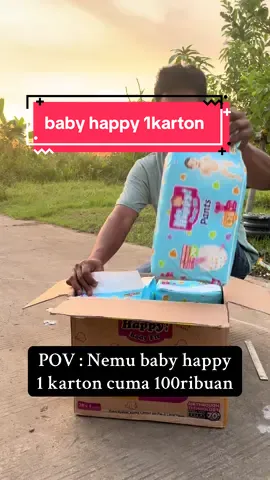 Baby Happy 1 karton 100ribuan. #babyhappy #babyhappy1karton #babyhappy4ball #popokbabyhappy #babyhappypants #babyhappydiapers #babyhappymurah #Guncang66 #satukontentiaphari #semuabisaaffiliate #guncang66spesialgajian 