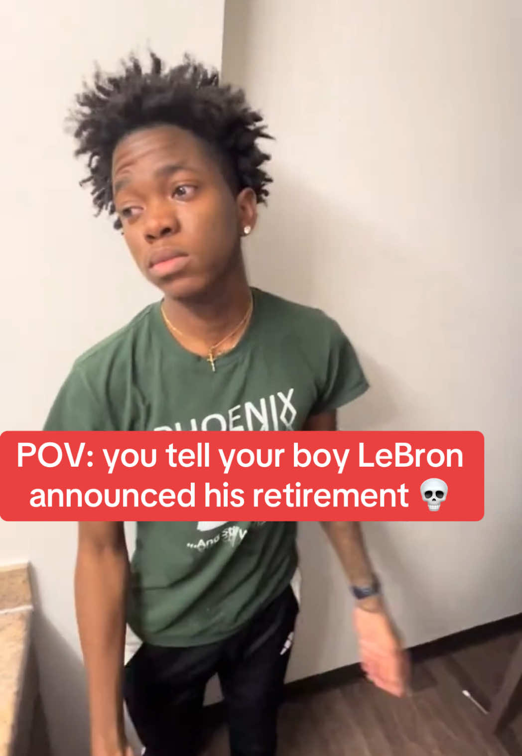They had bro distraught 😭 (Via: @Dre💸) #lebron #bron #lakers #lebronjames #NBA #losangeleslakers #bronny #lbj #kingjames 