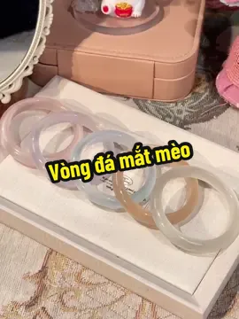 Vòng tay mắt mèo xinh nha #review #vongtayphongthuy #vongtaydamatmeo #ngocreview 