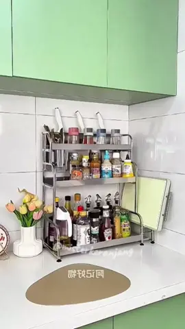 Rak bumbu dapur 2 & 3 Tingkat stainless steel. #rakbumbu #rakbumbudapur #rakbumbuserbaguna #rak 
