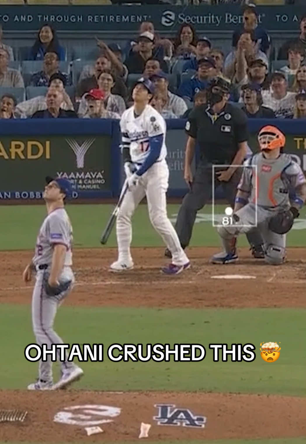 #ShoheiOhtani MASHES one for his 23rd HR of the year 🔥 (via @MLB, SportsNet LA) #MLB #baseball #dodgers #shohei #ohtani #homerun 