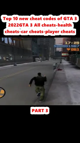 Top 10 new cheat codes of GTA 3 2022GTA 3 All cheats-health cheats-car cheats-player cheats (3)