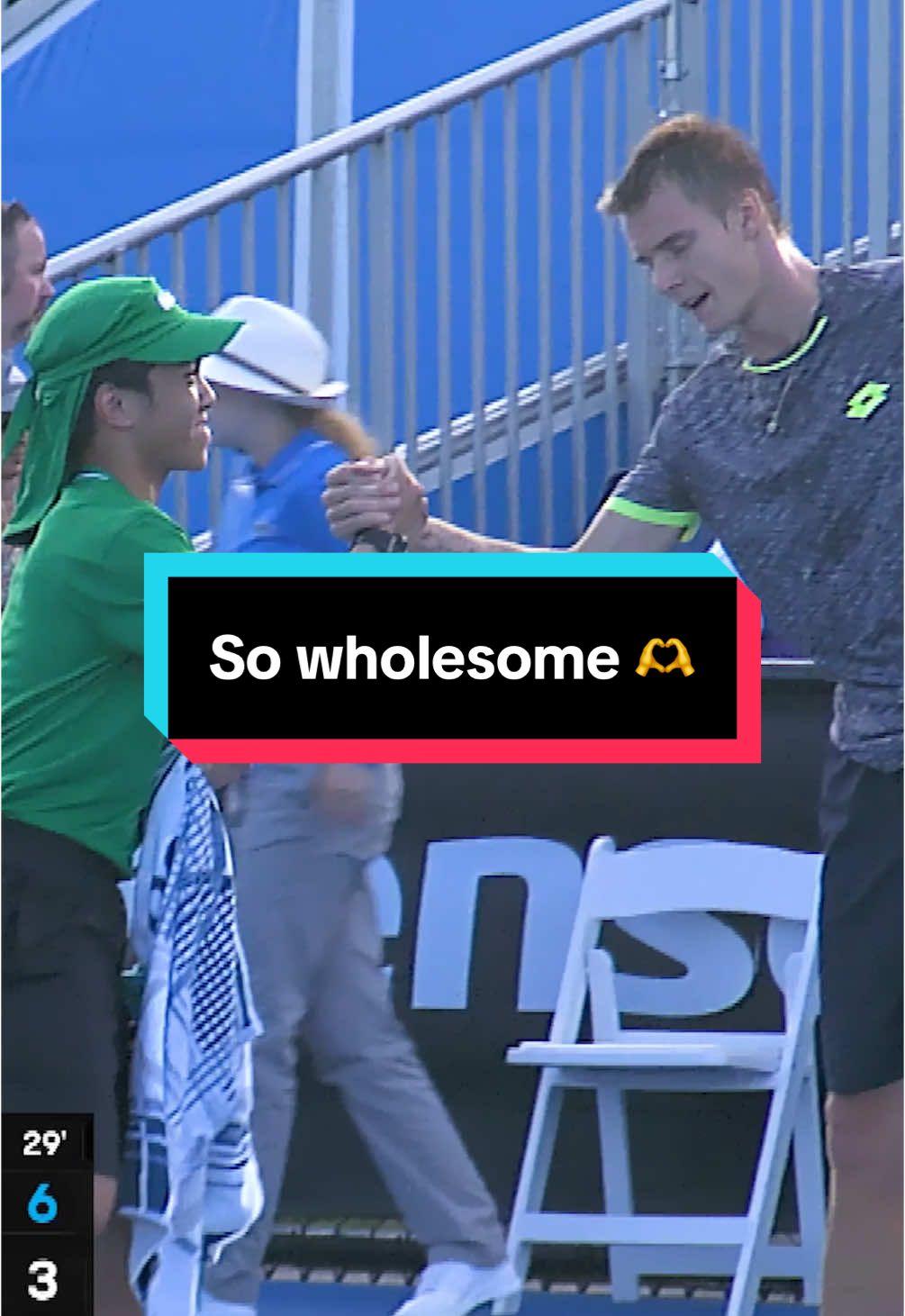 Ballkid 🤝 Bublik  #bublik #pouille 