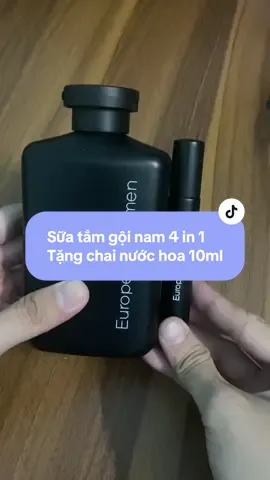 Sữa tắm gội nam 4 in 1 hương nước hoa châu Âu SIRMEN Europe Gentlemen 350g được tặng kèm chai nước hoa SIRMEN 10ml quá là rẻ và hấp dẫn luôn cả nhà ơi #suatamgoi #suatamgoinam #suatamgoinam4in1 #suatamgoinam4in1huongnuochoa #suatamgoinamsirmen #sirmen#huynhquocan 
