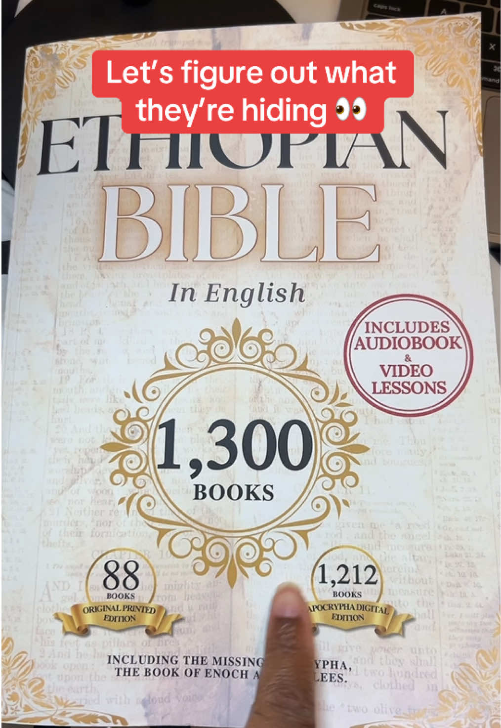 Every household needs this book! #ethiopianbible #enoch #christiantiktok #christian #biblestudy #bibleversedaily #africa #truth #jubilee #christianity 
