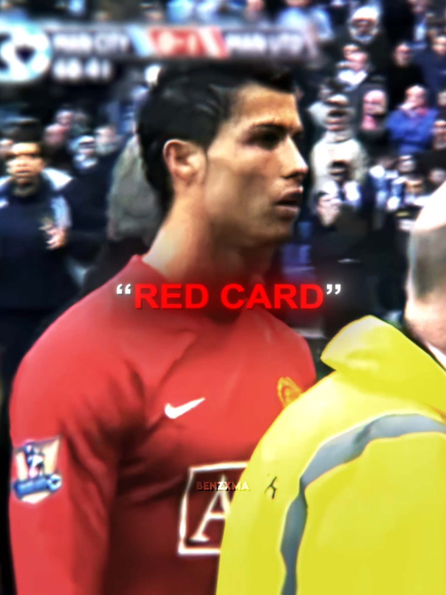 Ronaldo Gets Red Card 😱 #football #shorts #cristianoronaldo #ronaldo #funny #moments #react #viralvideo #edit #reaction #redcard