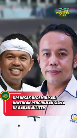 Kiriman anak ke barak militer menuai polemik, Apakah ini bentuk pembinaan atau pelanggaran hak anak? #politikciki #viral #politik #dedimulyadi #breakingnews #fyp #foryou #viralvideo #beritaterkini #update #fypシ゚ #trending