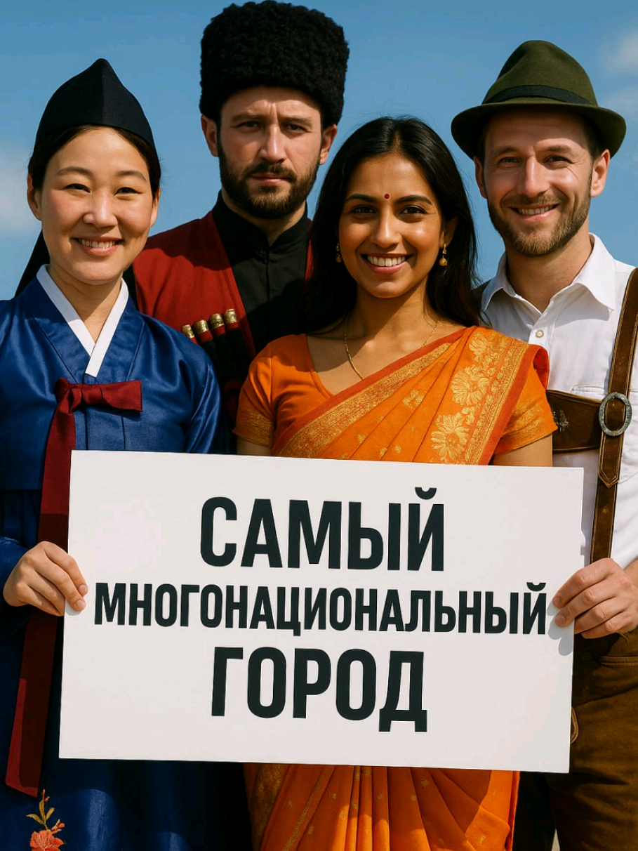 Какой город России самый многонациональный? 