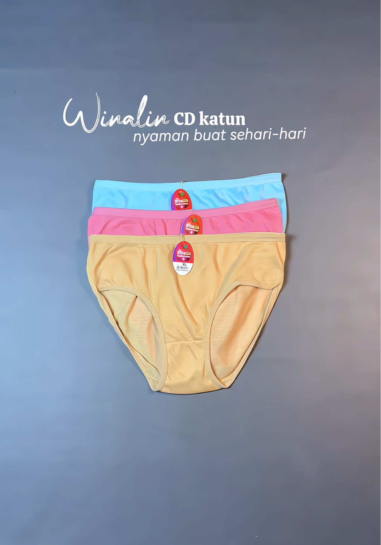 Nyaman banget buat harian 🤏🏻😍 #cd #cdwanitamurah #cdwanita #cdnyaman #cdwinalin #underwear 