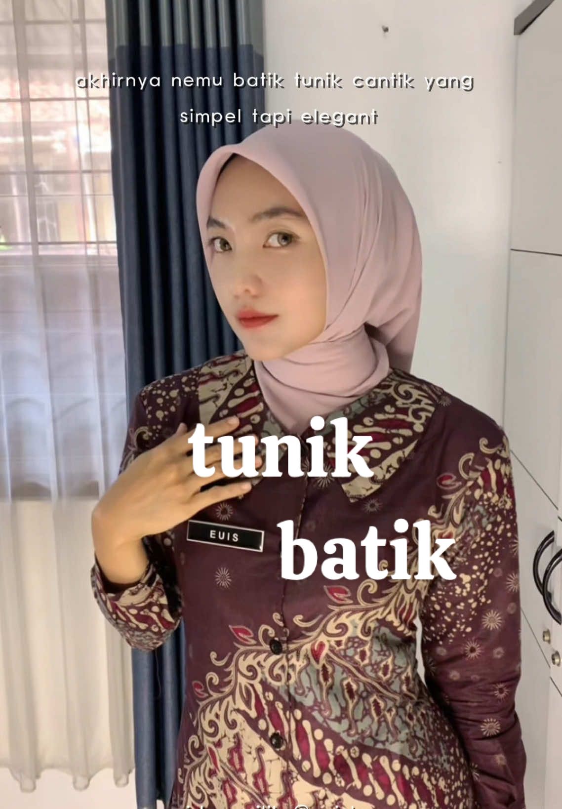 cantiikk! simpel tapi elegant 😍 #batik #batikmodern #outfit #fyp #outfitideas 