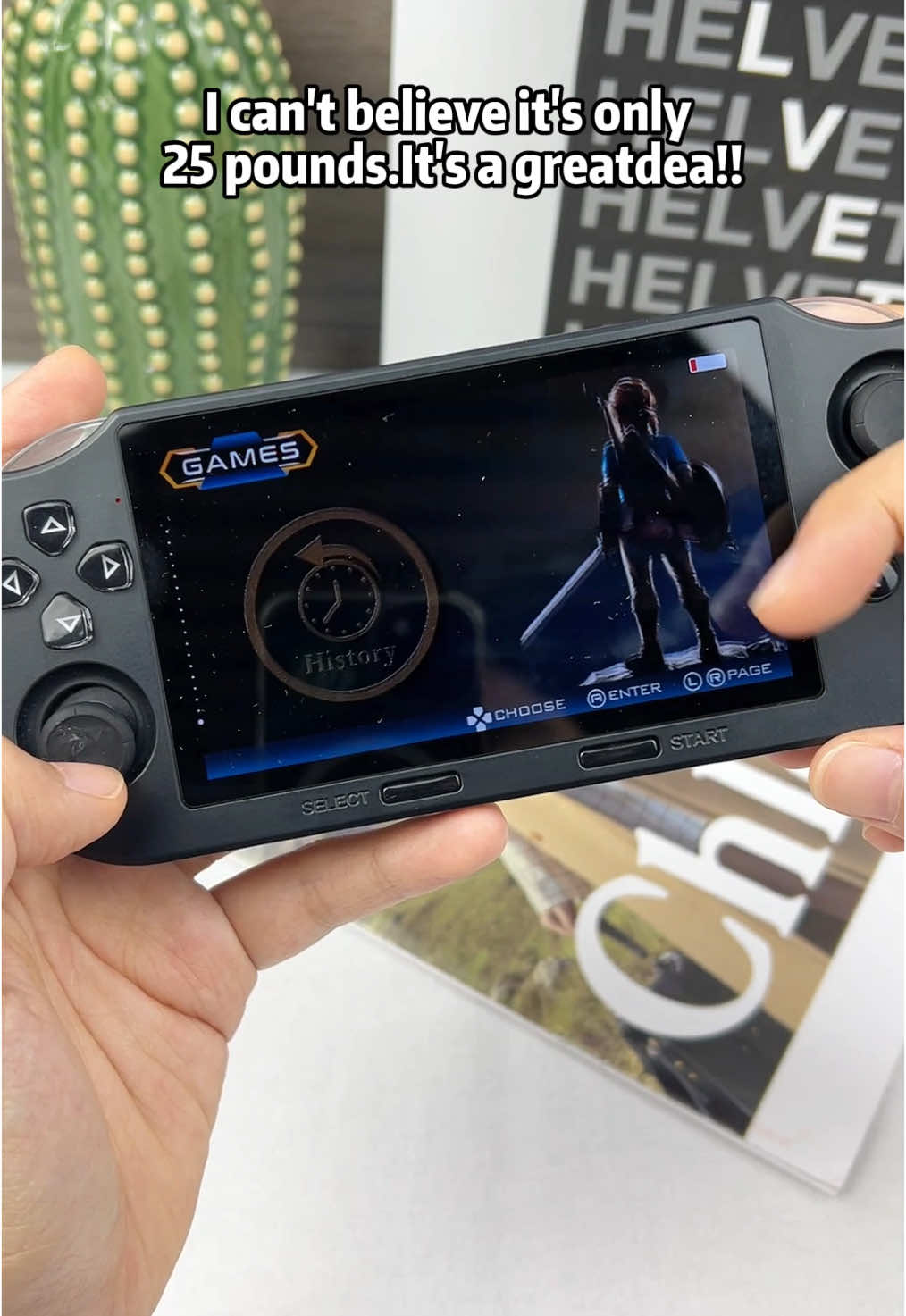 With this game console, I don't like playing mobile phones anymore.#tiktokshop #uk #foryou #game 