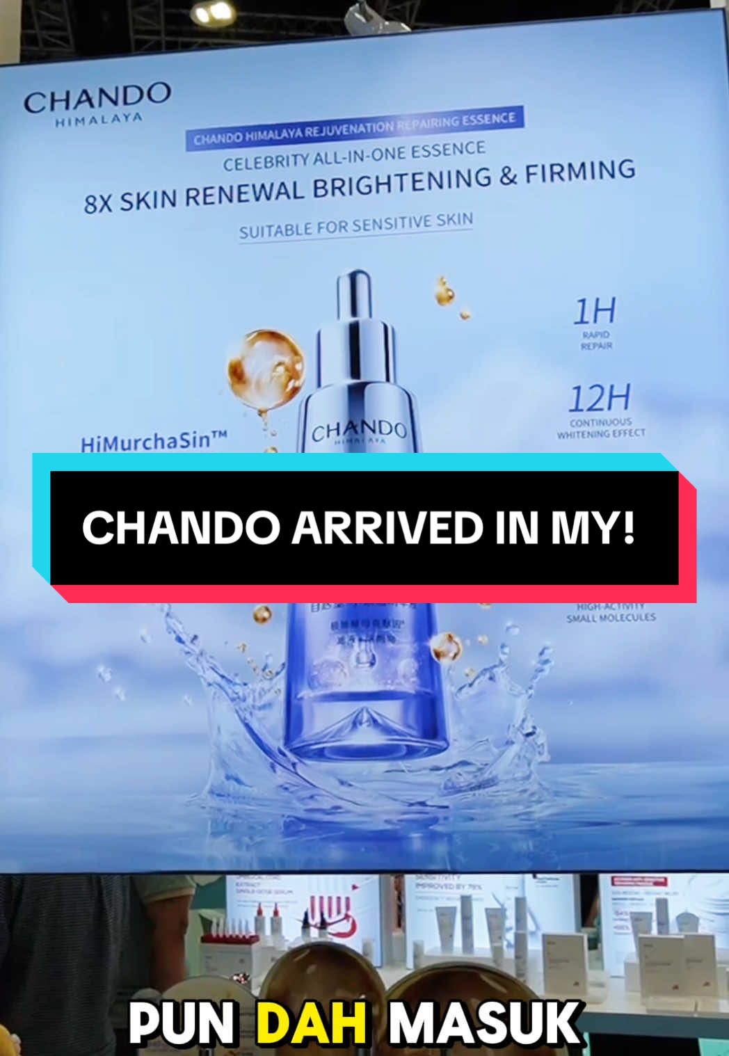 Pertama kali try CHANDO Rejuvenation Essence Gen-6 dan I’m impressed! 💜 Essence viral dari China ni memang game changer — ringan, cepat serap & bagi efek glowing serta lembapan on point 😍 📍CHANDO kini rasmi di Malaysia dan korang boleh dapatkan voucher diskaun sehingga RM198 bila singgah ke booth mereka di IBE KLCC, atau join survey kat akaun rasmi CHANDO 🎁 #CHANDO #CHANDOMalaysia #CHANDO2025IBE #CHANDOMY #RejuvenationEssence #SkincareRoutine #MalaysiaBeautyCommunity #IBE2025
