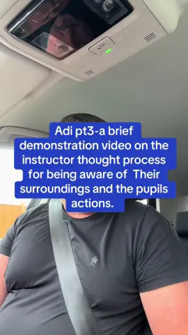 Adi part 3. Instructor gives a brief video demonstration on the thought processes to think about, in order to help you understand how to essentially manage risk but also to help you develop this important skill to keep you and your learners safe. Hope it helps. #part3 #part2 #part1 #pdi #adi #drivinglessons #capcut_edit #foru #instructortrainer #drivinginstructortraining #drivinginstructor #mentor #Instructortraining #drivingtraining #standardscheck #becomeadrivinginstructor 