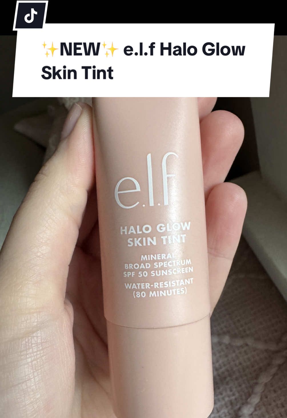 The @e.l.f. Cosmetics halo glow skin tint is a 12/10 #elfcosmetics #haloglow #haloglowskintint #skintintreview #skintint #spf 