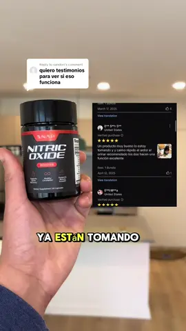 Replying to @sandon  Revisa las reseñas aquí abajo 👌 #nitricoxide #prostatehealth #prostatitis #tiktoksummerturnup 