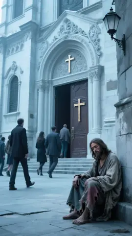 Jesus is not only in the church. The Lord said: Whatever you did for one of the least of these brothers of mine, you did for me.#jesus #Amen #jesusisking #jesuslovesyou #Love #alleluia #prayer #catholic #christianity 