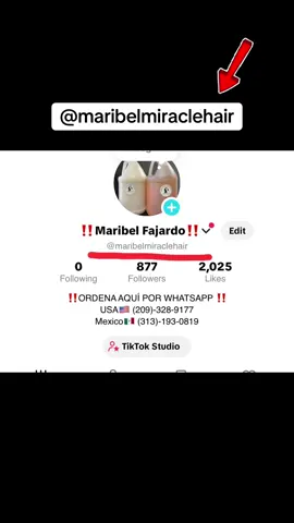 ‼️SIGUE MI NUEVA CUENTA #maribelmiraclehair# Y TENDRÁS UN DESCUENTO EN LA COMPRA DE TUS PRODUCTOS ‼️#parati #foryou #foryoupage #HAIRCARE #modestocalifornia209 