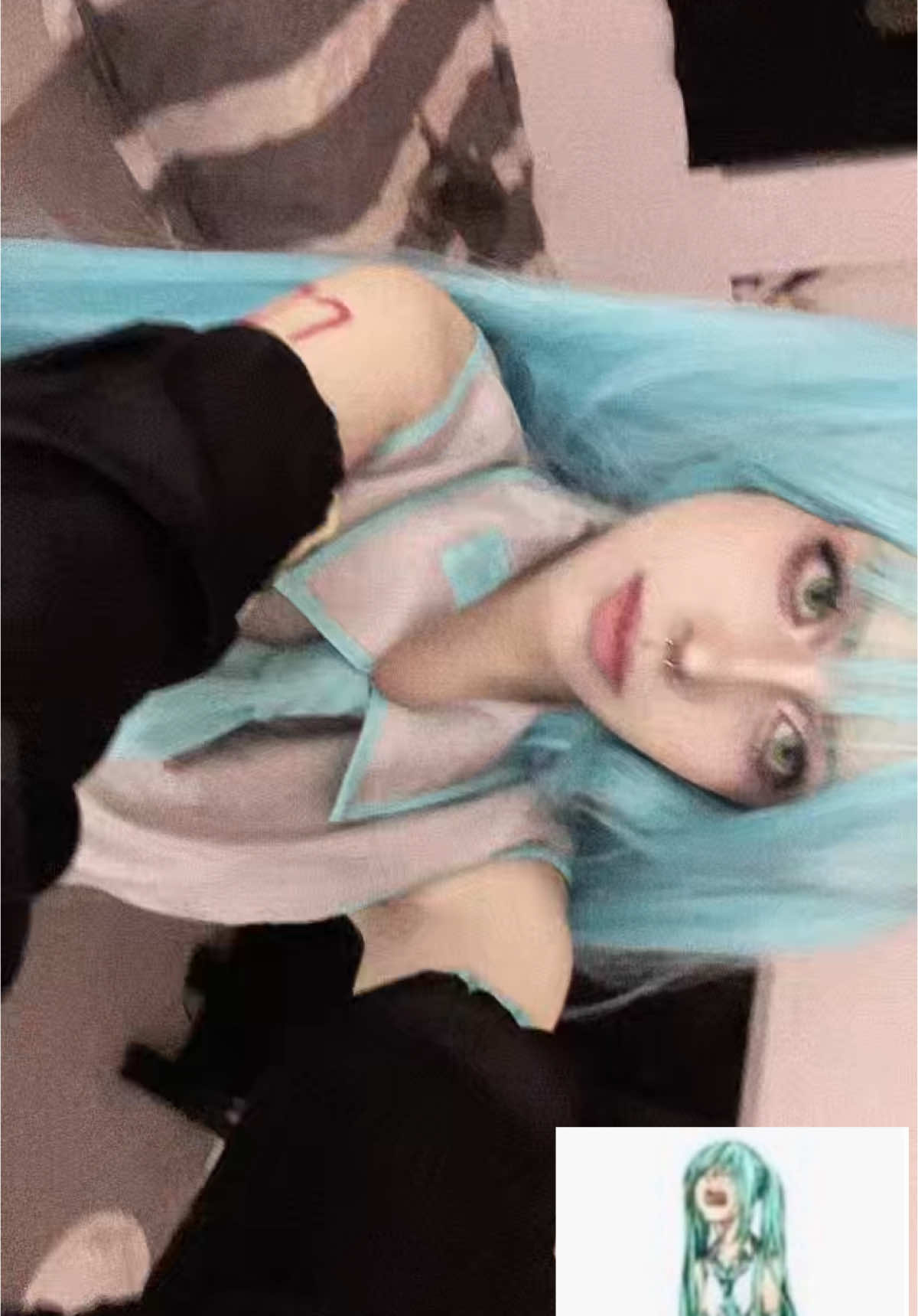#فوریو #کاسپلی #miku #hatsunemiku #cosplay #hatsunemikucosplay #fyp #mikucosplay 