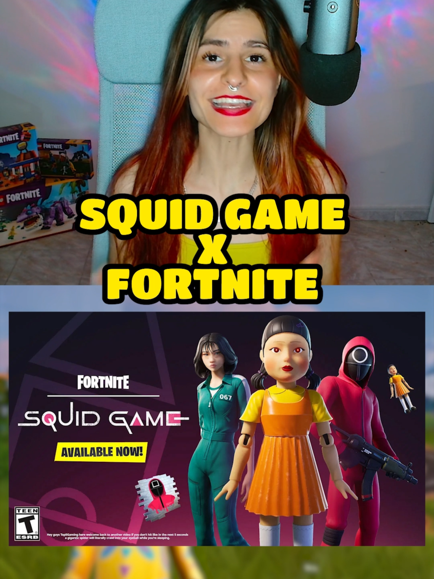 SQUID GAME x FORTNITE YA ES OFICIAL ✅ LA COLABORACIÓN LLEGARÁ EL 27 DE JUNIO 👾 #fortnite #fortniteclips #novedadesfortnite #noticiasfortnite #squidgame #juegodelcalamar