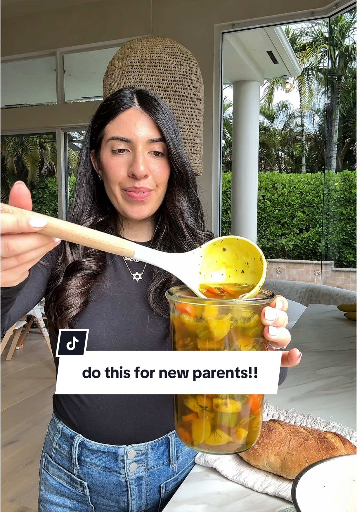 HEALING SOUP (postpartum/recovery/illness)🌸🍲bring to new parents with sourdough!!  2 tbsp olive oil 1 white or yellow onion diced 2 cloves minced garlic 2 cups sliced carrots 1 cup sliced celery 3 cups chopped yukon gold potatoes 5 cups vegetable broth 1/2 cup chopped parsley 1/2 cup chopped dill 1 tsp grated fresh ginger 1-2 tsp salt 1/2 tsp pepper  Pair with sourdough bread! How To: - Saute onion, carrots, celery, and garlic in olive oil, on medium high heat for 10 minutes until softened. - Add in diced potatoes, broth, parsley, dill and ginger then bring to boil, once boiling bring down to low medium heat and cover and cook for 25-30 minutes. - enjoy! #healthy #soup #EasyRecipe #postpartum #newmom #newparents 