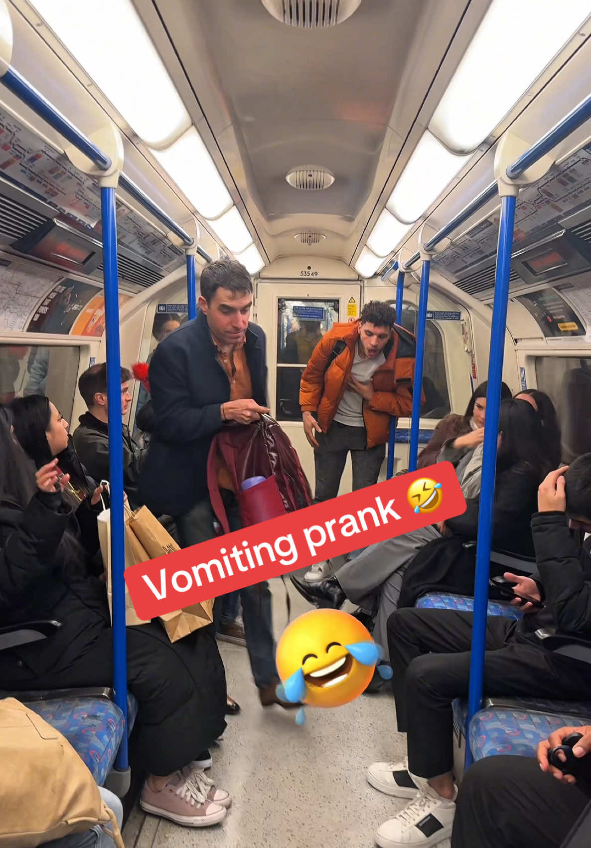 Easy way to get seats,Fake vomiting 🤮 #funnytiktok #funnyy #viral_video #fyp #foryoupage❤️❤️ 