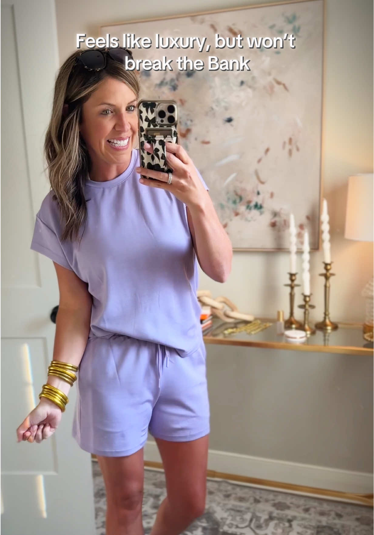 Whatever you do, be sure to add this set in all of the colors to your cart! The luxe material is heavenly and I promise you will wear this all season. It runs TTS and I’m in the small. #set #sets #2pieceset #twopieceset #summerset #TikTokFashion #tiktoksummerturnup #tiktokshopcreatorpicks #summerootd #summeroutfit 