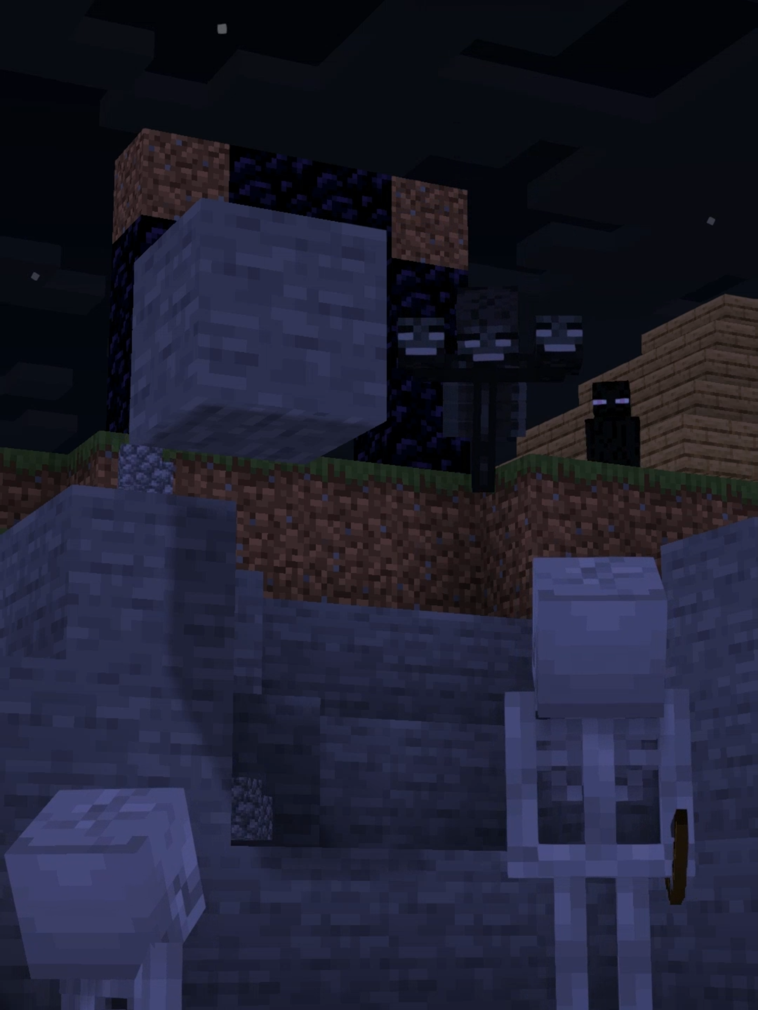 Esqueleto Java no Bedrock parte 7 #Minecraft #Machinima #Esqueleto #Java #Bedrock #Whiter #Enderman #esqueletosmolestadores #fyp