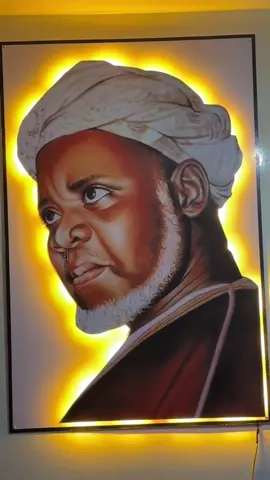 Tableau mural led Baye Niass #zoubarham @Kalamou Sy @Abou Ndao @Tarou Barhamienne❤️📿🥹 