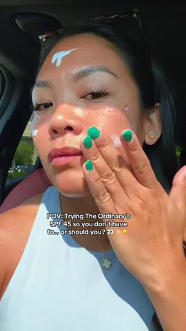 New SPF drop from The Ordinary 👀☀️ Let’s see if it lives up to the glow! ✨  @The Ordinary  #sunscreen #sunscreenserum #theordinary #spf #skincaretips #wearyoursunscreen #newproduct 