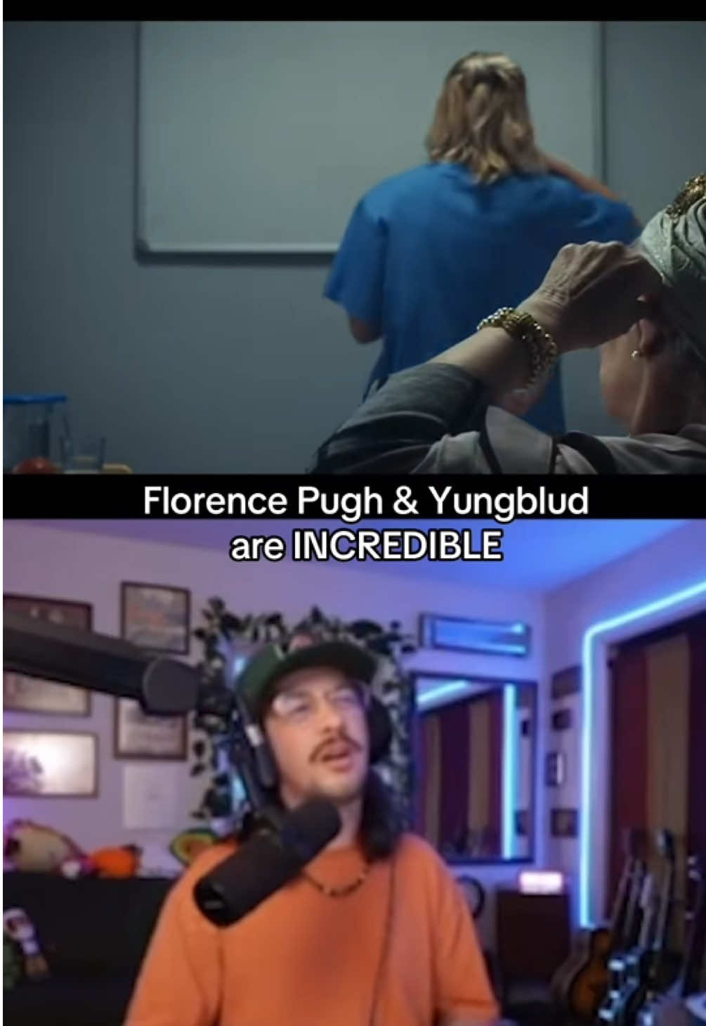 #hthaze reacting to “Zombie” by @yungblud 🥹🥹 florence pugh is magic #yungblud #yungbludarmy #blackheartsclub #florencepugh 