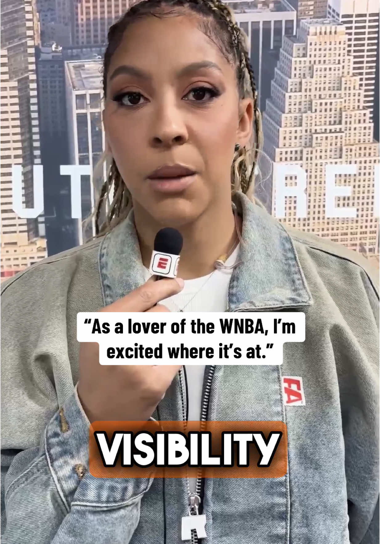 #CandaceParker speaks on the growth of the #WNBA 🏀 #basketball
